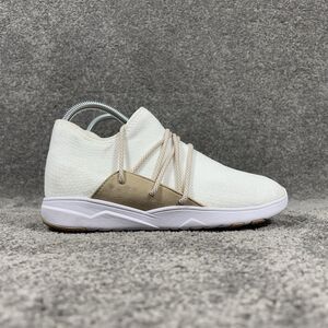 Vessi Flash Knit Cityscape Mens Size 6 Birch White Athletic Running Shoes Used